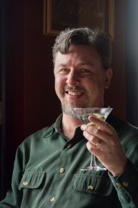 Jeffrey Overstreet - MFA martini toast - by Bob Denst